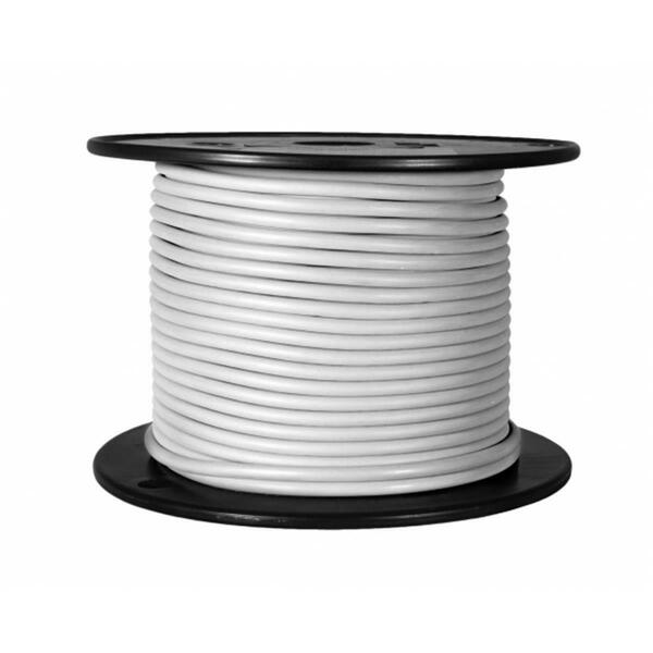 Wirthco 100 ft. GPT Primary Wire, White - 16 Gauge W48-81104